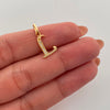 Dije Letra L Casting Oro amarillo 18k 0,7 Gr / 9,4 mm / 2 Cm