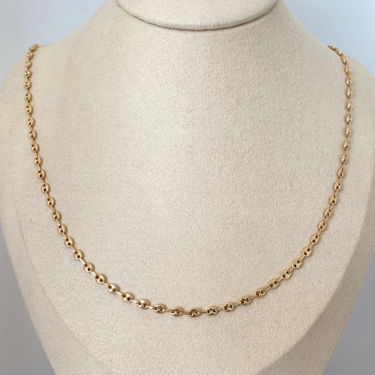 Cadena gc Oro amarillo 18k 3,85 Gr / 3,4 mm / 40 Cm Broche 0,30