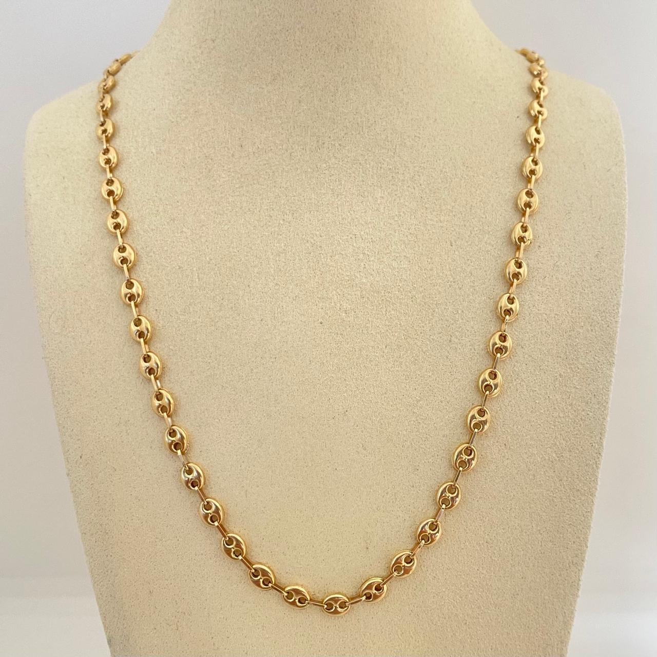 Cadena gc Oro amarillo 18k 6,40 Gr / 4,0 mm / 51 Cm Broche 0,30