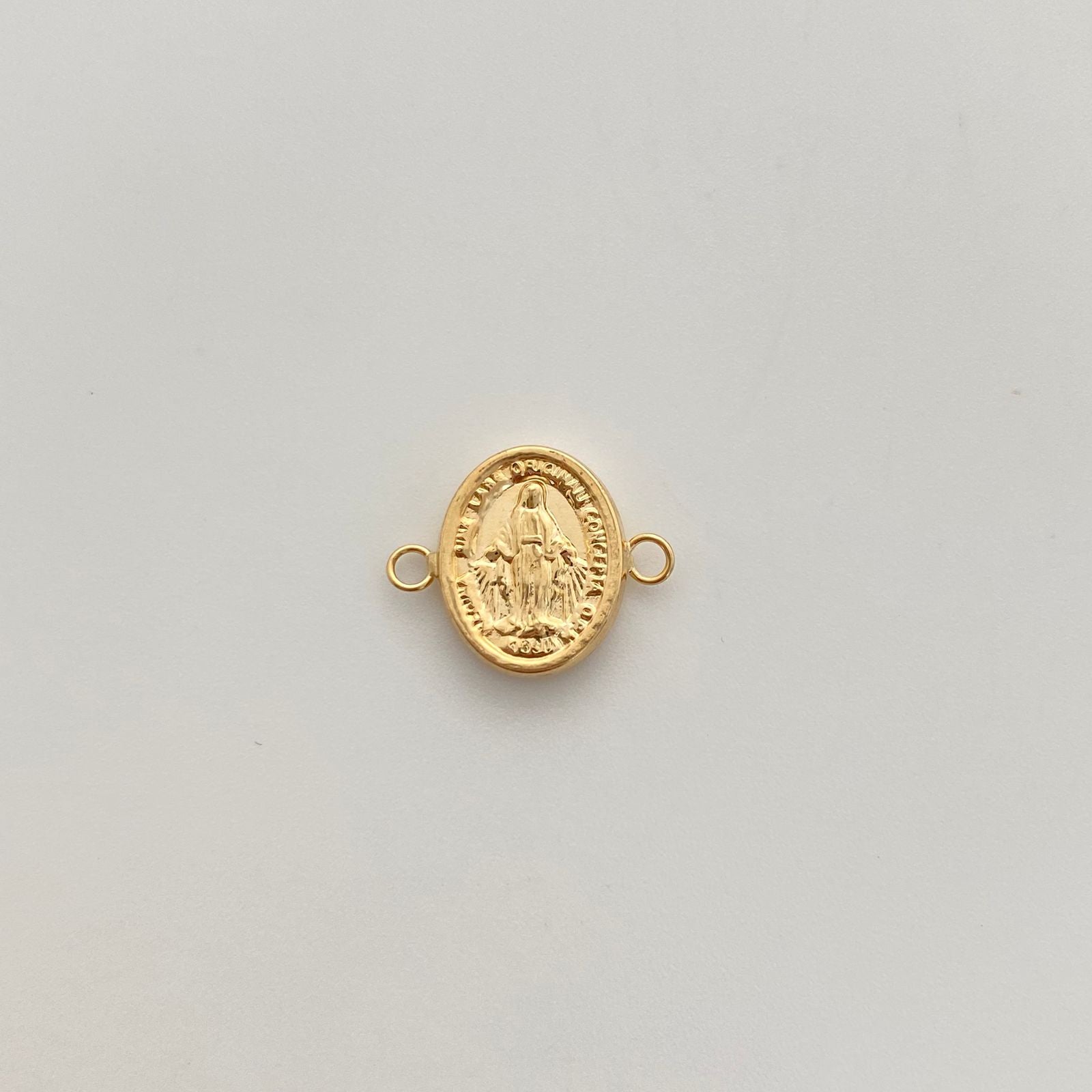Herraje virgen milagrosa  Oro amarillo 18k 0,8 Gr / 1,2 Cm
