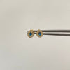 Topos Gota casting azul claro Oro amarillo 18k 0,85 Gr / 5,3 mm