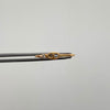 Anillo Gc Circon Blanco Oro amarillo 18k / Talla 6 / 0,9 Gr / 1,1 mm