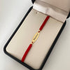 Pulsera tejida herraje placa nombre Mateo Oro amarillo 18k 0,45 Gr