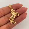Dije Caballo Oro amarillo 18k 1,9 Gr / 23 mm / 4,2 Cm