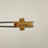 Anillo Cruz Cristo Oro amarillo 18k / Talla 9 1/2 / 3,35 Gr / 3,8 mm