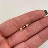 Topos Corazon Casting Blanco Oro amarillo 18k 0,5 Gr / 3,9 mm