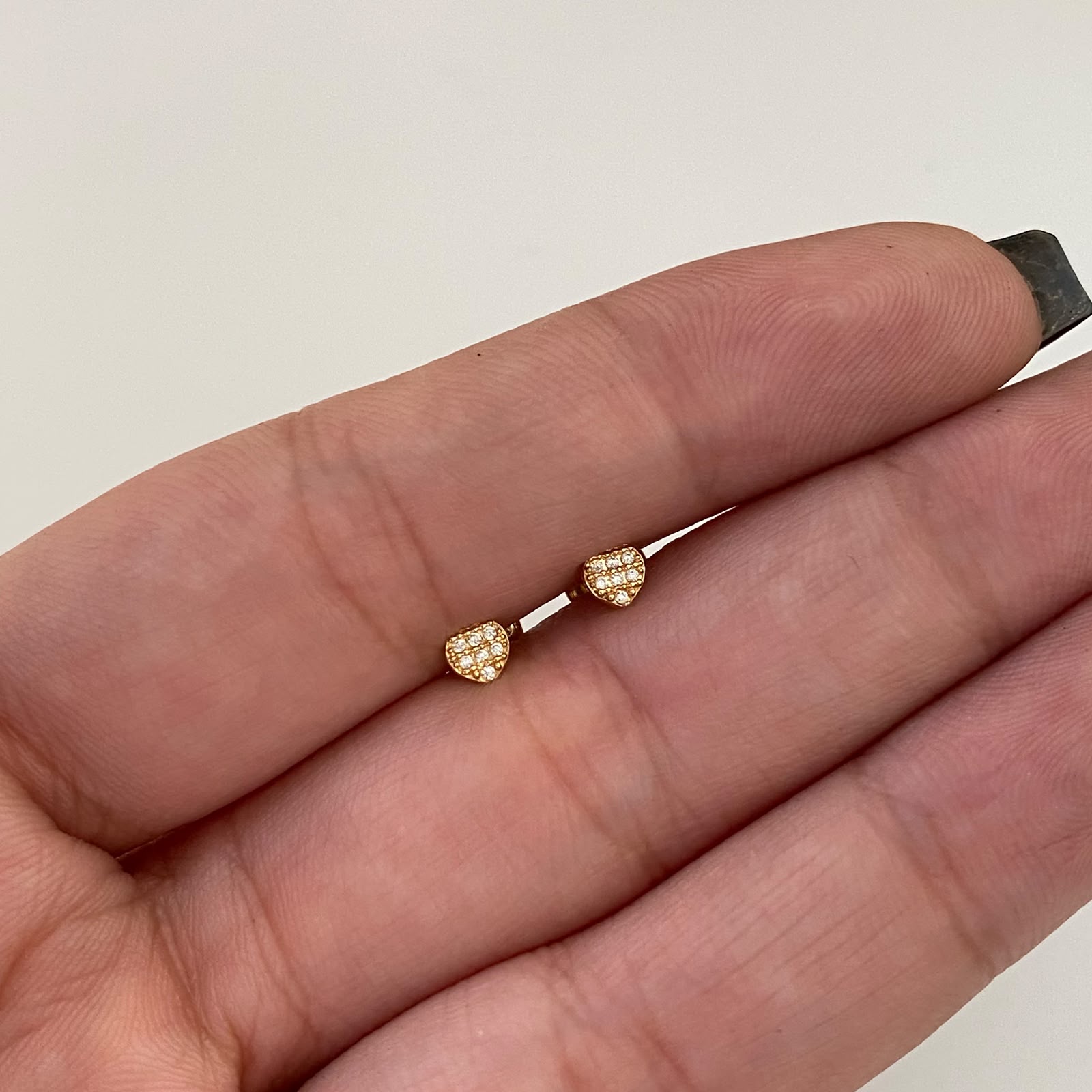 Topos Corazon Casting Blanco Oro amarillo 18k 0,5 Gr / 3,9 mm