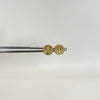 Topos san benito Oro amarillo 18k 0,8 Gr / 8,0 mm
