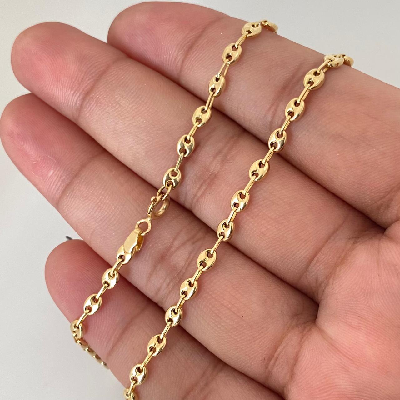 Cadena baby gc Oro amarillo 18k 5,00 Gr / 3,2 mm / 51 Cm Broche 0,15