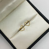 Topos Corazon silueta Oro amarillo 18k 0,85 Gr / 9,1 mm