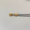 Topos mariposa diamantada mediana  Oro amarillo 18k 0,45 Gr / 7 mm