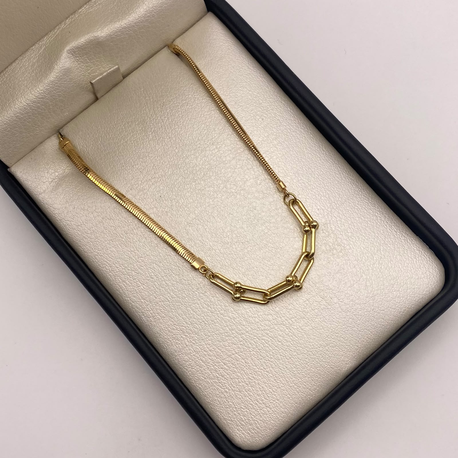 Pulso It Serpiente clip aro Oro amarillo 18k 3,83 Gr / 4 mm / 19,5 Cm
