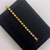 Pulso It cubos Oro amarillo 18k 7,76 Gr / 4,65 mm / 19,5 Cm