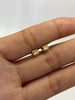 Topos trebol borde diamantado Oro amarillo 18k 0,4 Gr