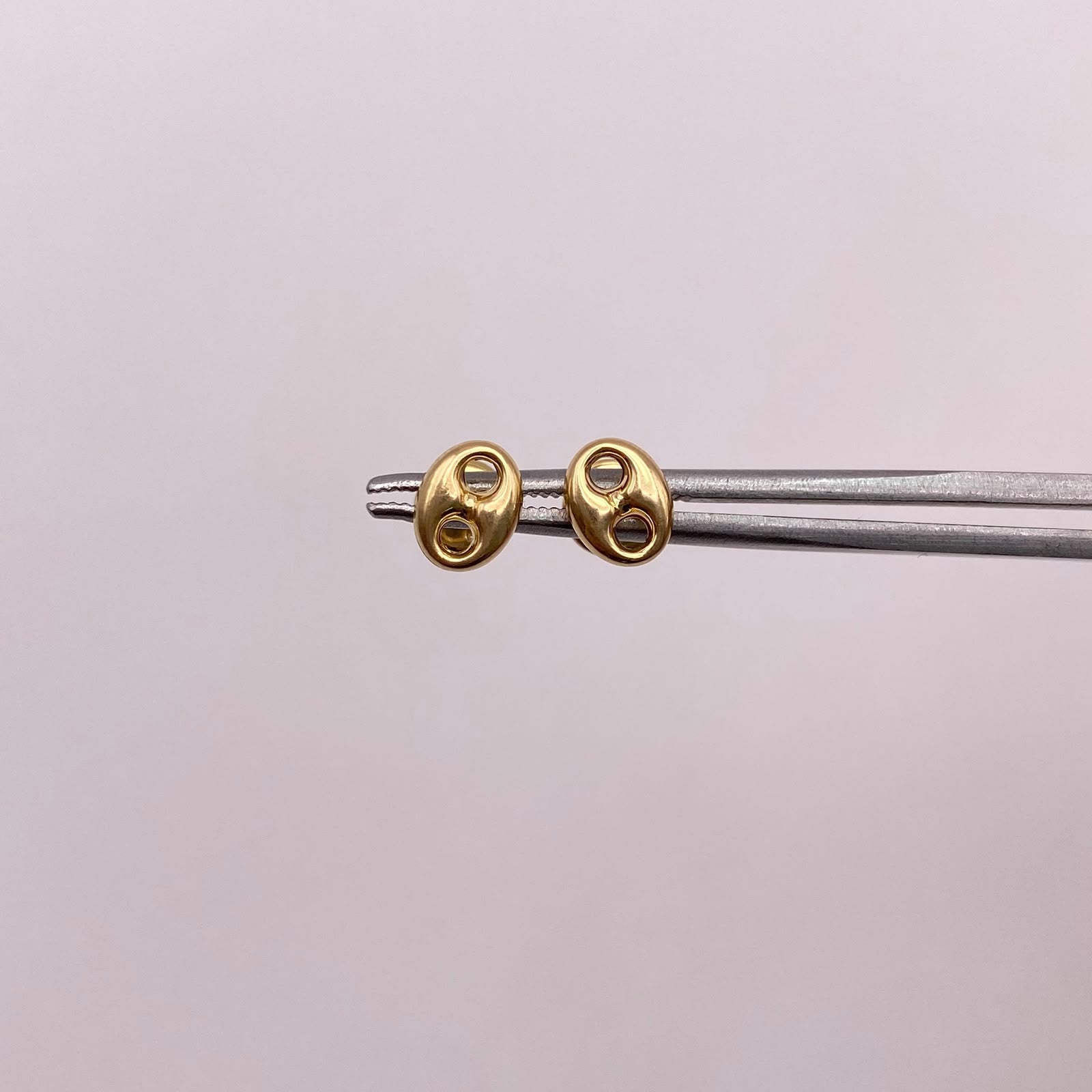 Topos Gc liso mediano Oro amarillo 18k 0,5 Gr / 5,4 mm