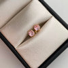 Topos Circon Rosado Oro amarillo 18k 0,8 Gr / 5,2 mm
