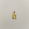 Dije Atletico Nacional Casting Oro amarillo 18k 1,25 Gr / 8,9 mm / 2 Cm