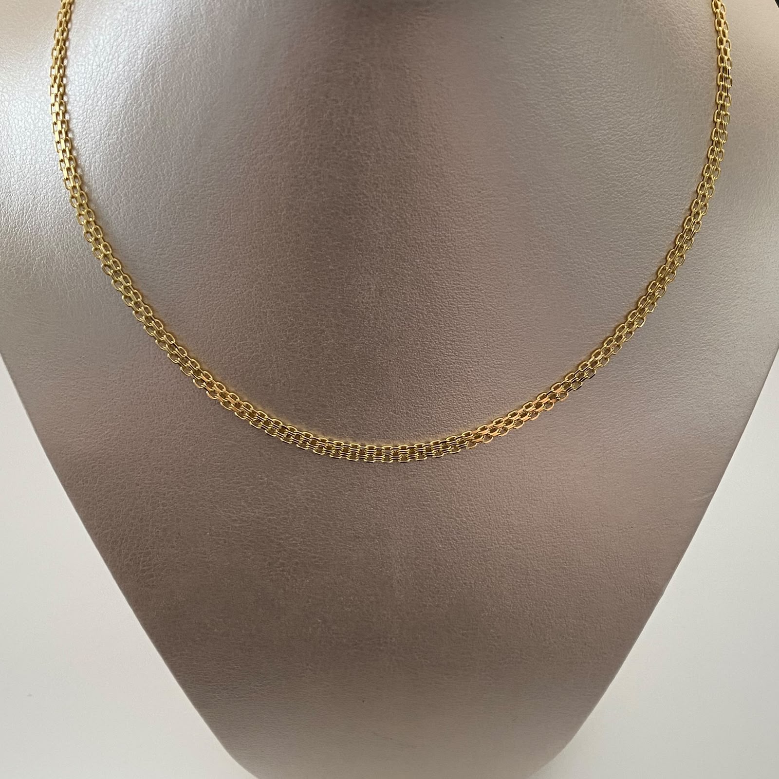 Cadena It China Oro amarillo 18k +1 / 4,6 Gr / 3,4 mm / 50 Cm