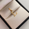Dije Letra L Casting Oro amarillo 18k 0,7 Gr / 9,4 mm / 2 Cm