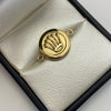 Herraje Corona Rx Oro amarillo 18k 1,15 Gr / 2,2 Cm
