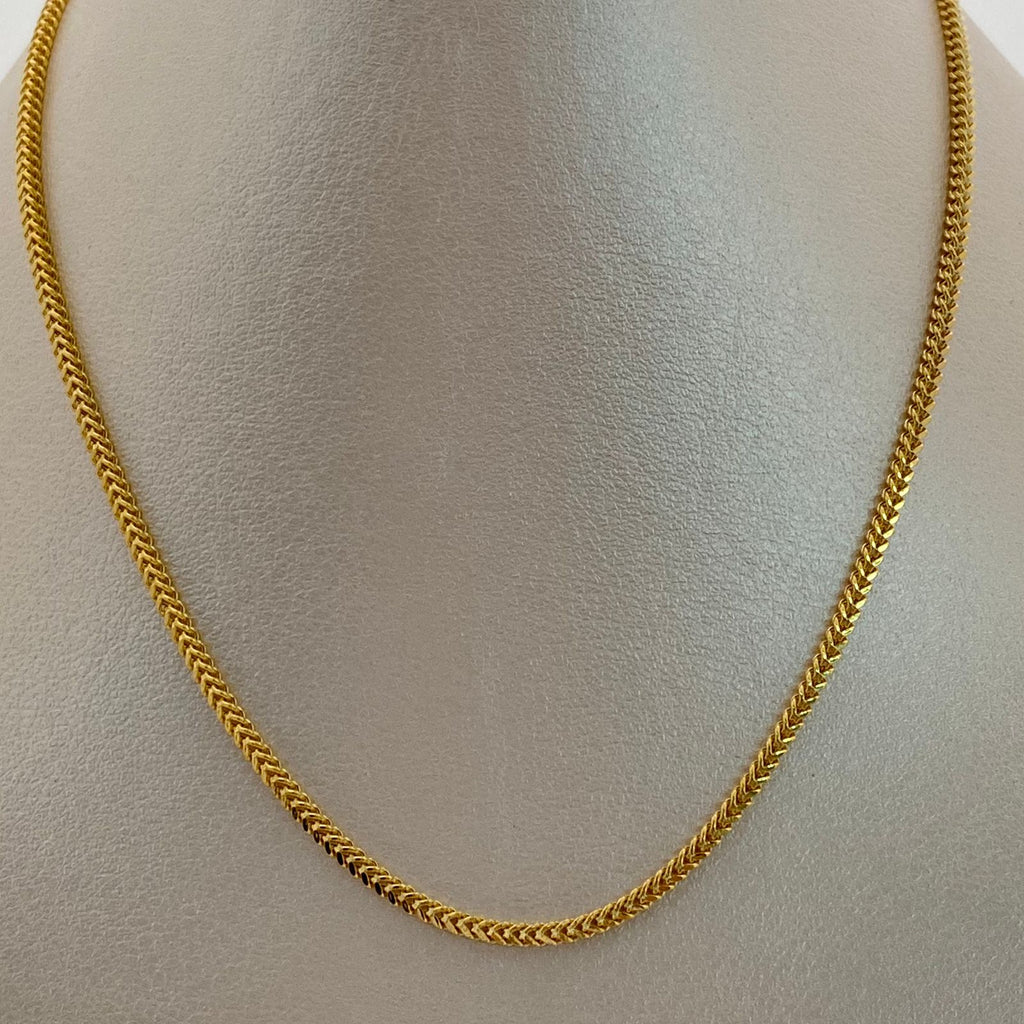 Cadena It Franco Oro amarillo 18k +1 / 6,55 Gr / 1,9 mm / 60 Cm