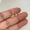 Topos silueta niño casting Oro amarillo 18k 0,9 Gr / 6,4 mm