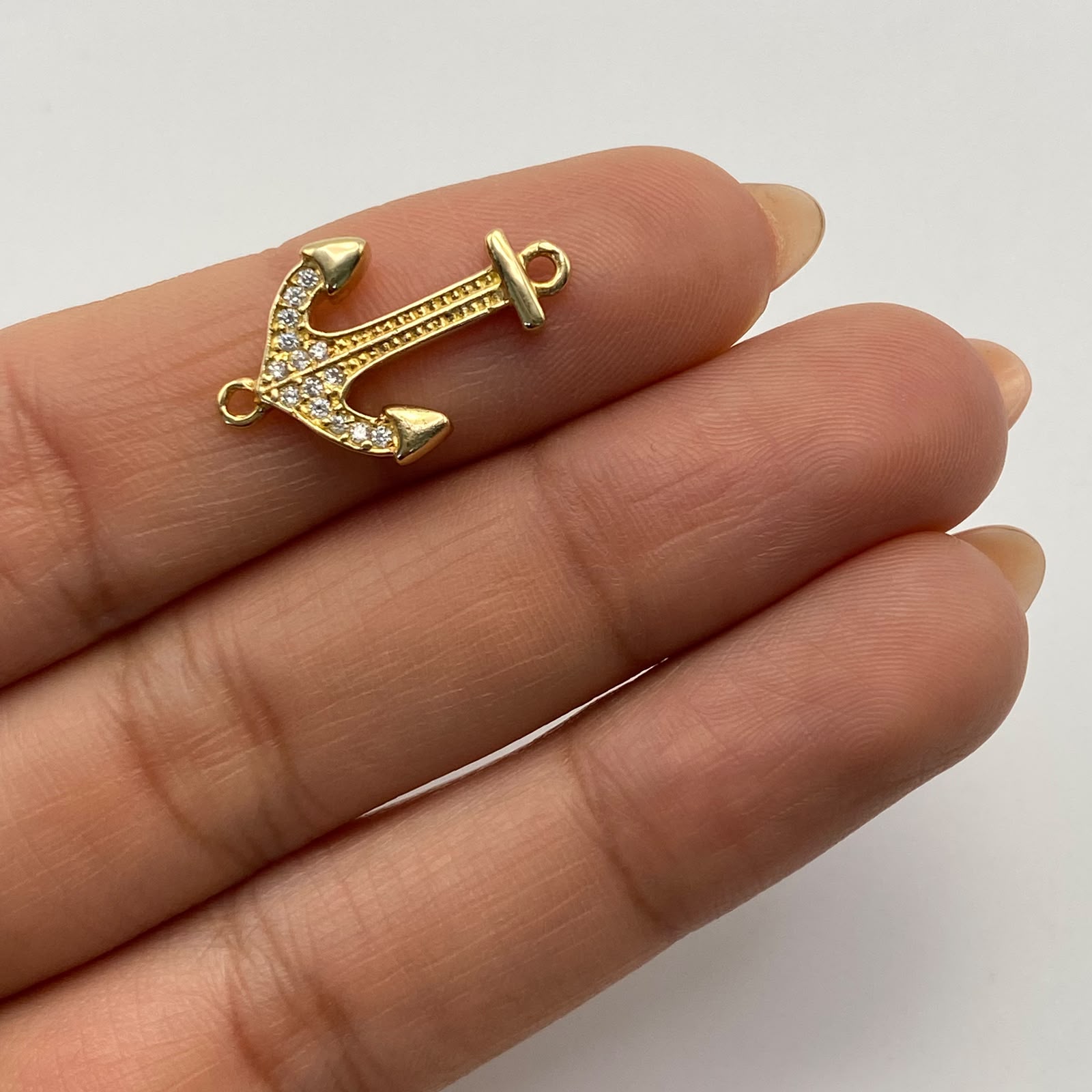 Herraje Ancla Casting Oro amarillo 18k 1,75 Gr / 2,1 Cm
