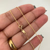 Cadena It mini cubana  Oro amarillo 18k 2,15 Gr / 1 mm / 50 Cm