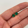 Topos Circon Verde Oro amarillo 18k 1,35 Gr / 6,2 mm