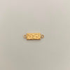 Herraje Dolar Oro amarillo 18k 0,55 Gr / 2 Cm