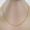 Cadena It Singapur Oro amarillo 18k +1 / 1,9 Gr / 1,4 mm / 50 Cm