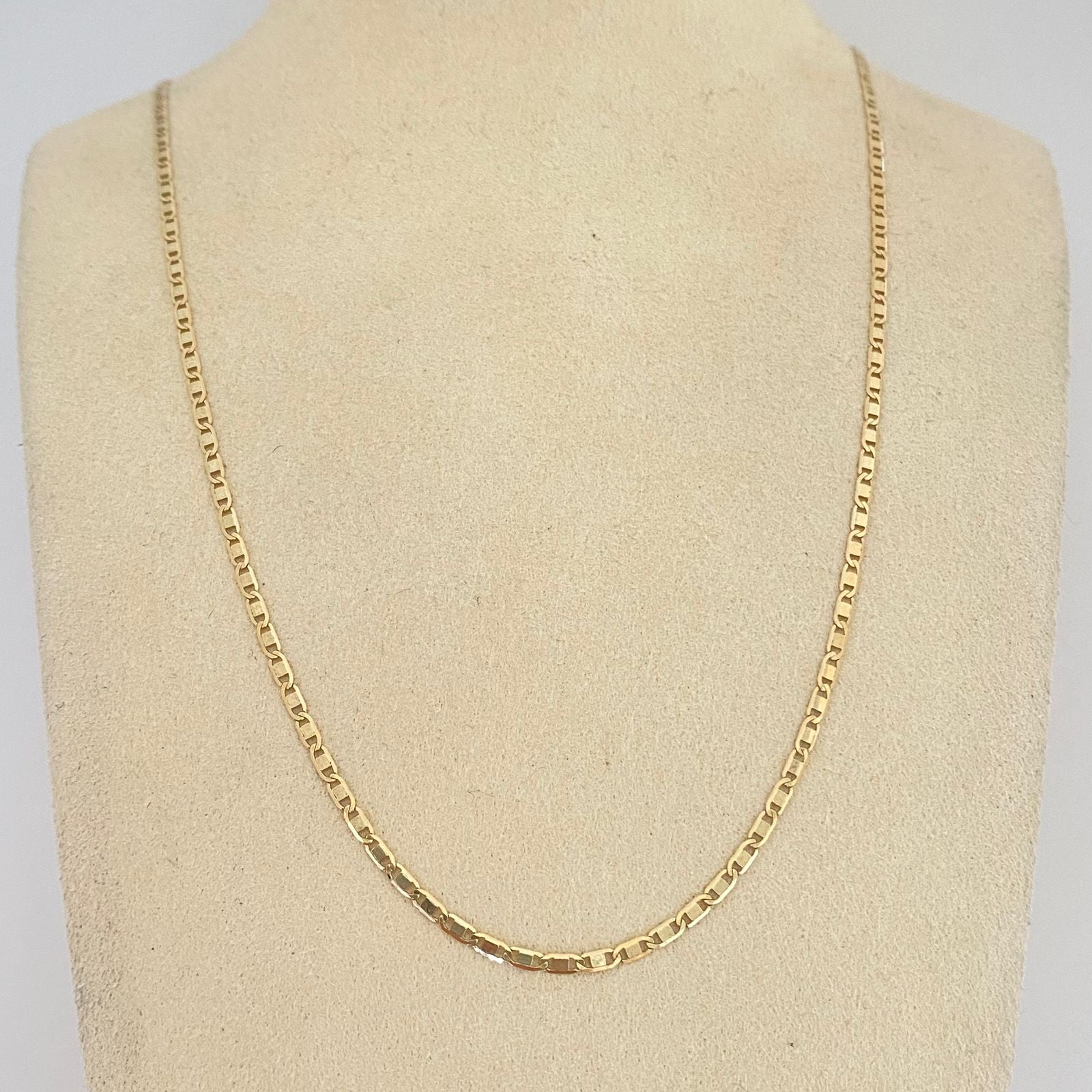 Cadena It plana  Oro amarillo 18k 1,85 Gr / 1,6 mm / 40 Cm