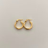 Candonga Liso Sello Oro amarillo 18k 1,6 Gr / 1,4 Cm