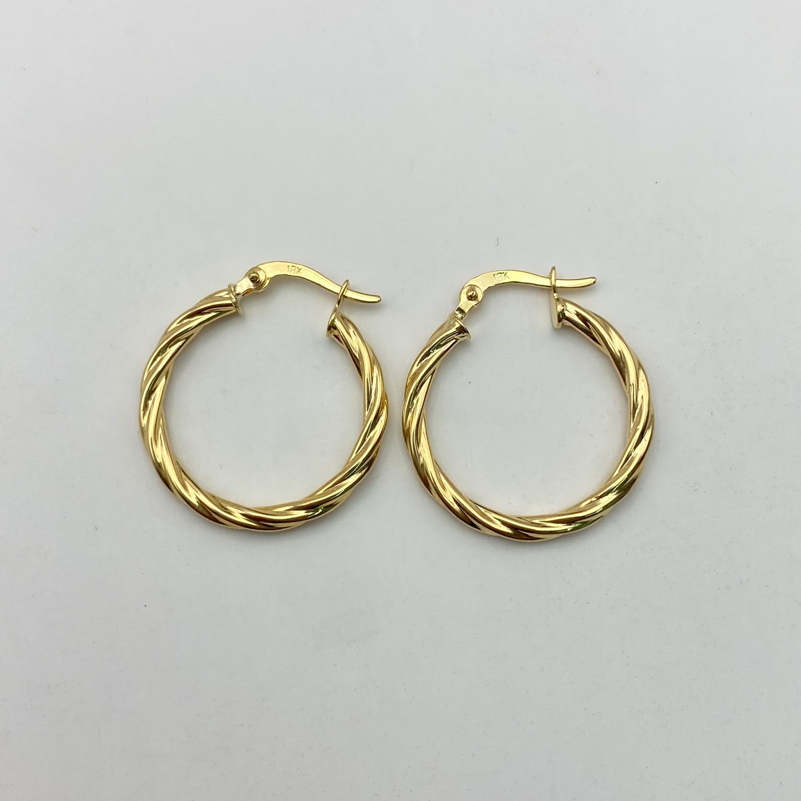 Candonga entorchado franjas Oro amarillo 1,9 Gr / 2,5 Cm
