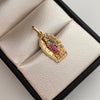 Dije Virgen de Guadalupe Casting Silueta Oro amarillo 18k 1,9 Gr / 13,3 mm / 2,5 Cm
