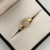 Anillo Corazon Casting Oro amarillo 18k / Talla 8 / 2,1 Gr / 3,2 mm