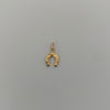 Dije herradura  Oro amarillo 18k 0,3 Gr / 1,5 Cm