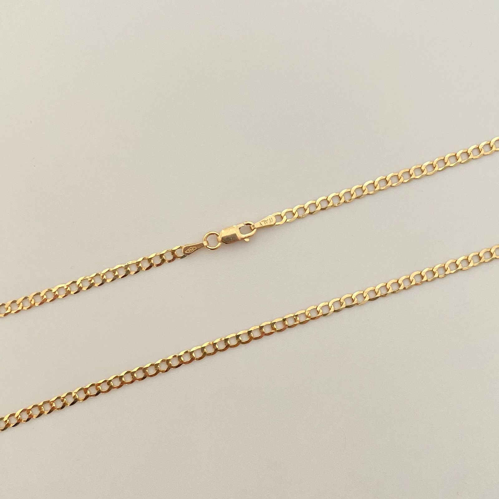 Cadena It Cubana Oro amarillo 18k 5,55 Gr / 2,8 mm / 60 Cm