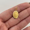 Dije It Virgen Milagrosa Oro amarillo 18k +4 / 1,9 Gr / 11,2 mm / 2,1 Cm