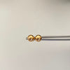 Topos Bola Lisa 7mm Oro amarillo 18k 0,8 Gr