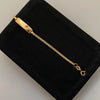 Pulso bebé It Placa Tejido Chino Oro amarillo 18k +1 / 2,5 Gr / 2,2 mm / 15 Cm