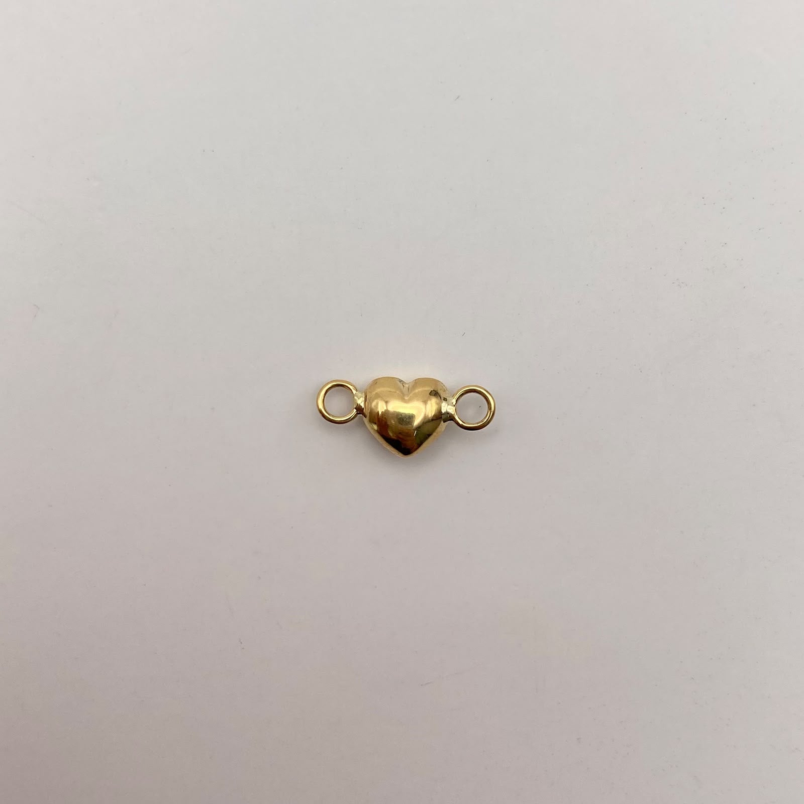 Herraje corazon inflado Oro amarillo 18k 0,3 Gr / 1,5 Cm