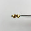 Topos Corazon burbuja Oro amarillo 18k 0,6 Gr / 6,7 mm