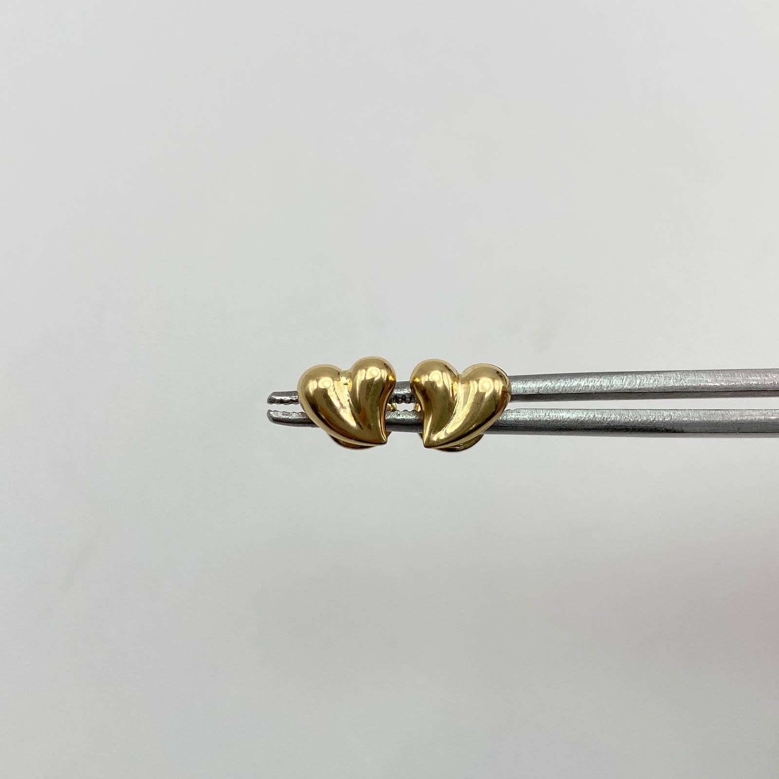 Topos Corazon burbuja Oro amarillo 18k 0,6 Gr / 6,7 mm
