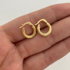Candonga Entorchada Oro amarillo 18k 1,85 Gr / 1,5 Cm