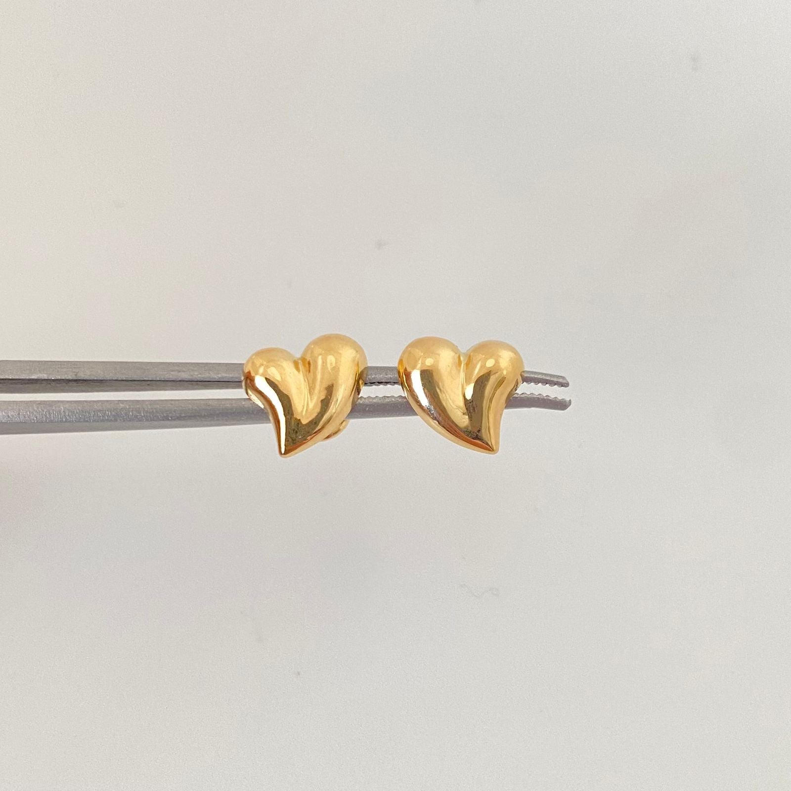 Topos corazón curvo Oro amarillo 18k 0,9 Gr / 9,8 mm