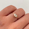 Anillo Solitario Oro amarillo 18k / Talla 6 / 0,95 Gr / 0,9 mm