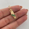 Dije San Judas silueta casting Oro amarillo 18k 1,75 Gr / 11,2 Cm
