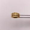 Anillo Troquel espiga diamantada Oro amarillo 18k / Talla 8 / 1,95 Gr / 4,3 mm