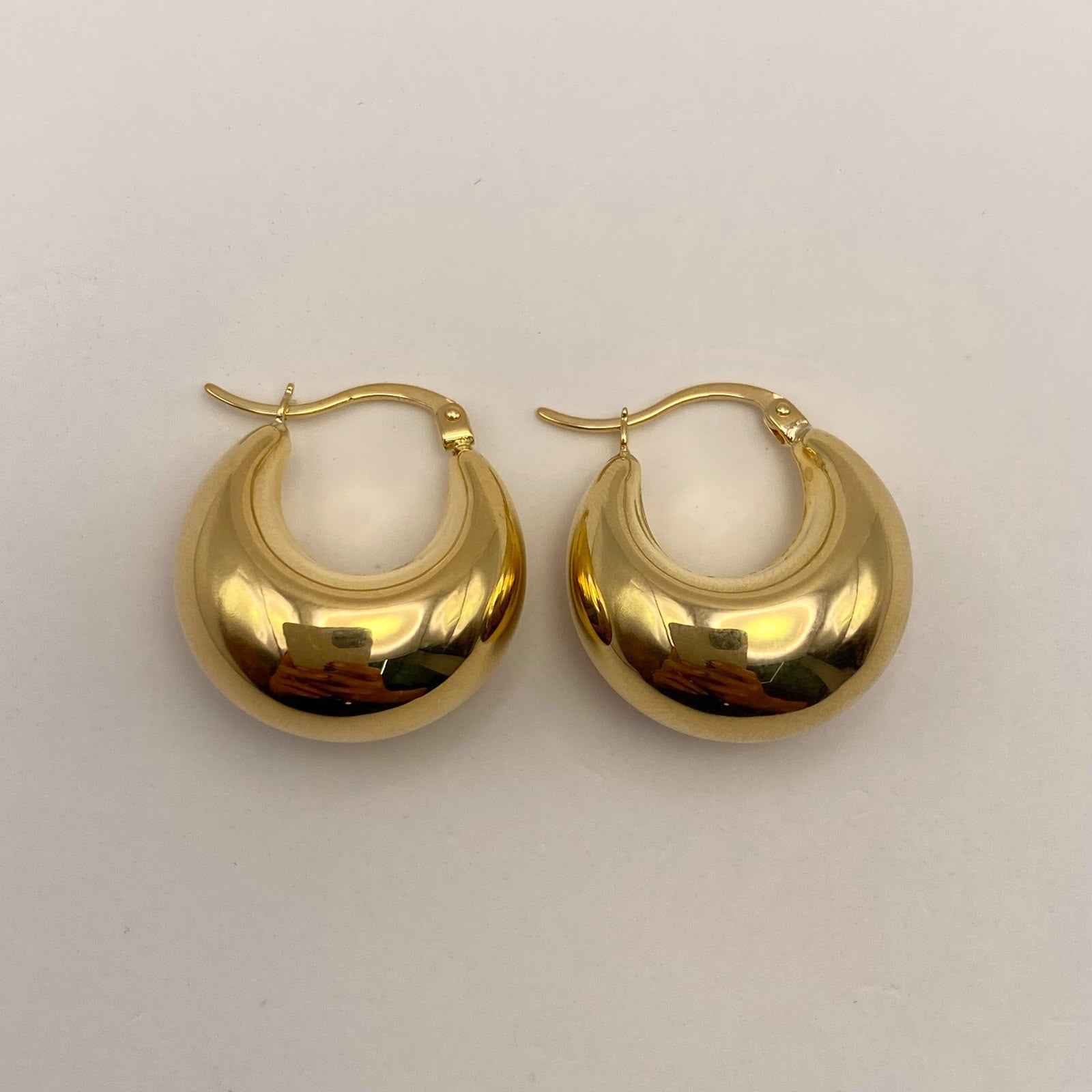 Candonga It inflada (joya) Oro amarillo 18k 4,79 Gr / 2 Cm